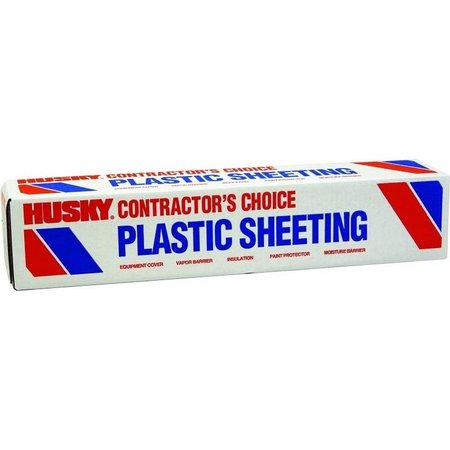 POLY-AMERICA Painter's Sheeting, 100 ft L, 4 ft W, Clear SW404C